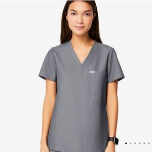 Figs Graphite Catarina One-Pocket Scrub Top